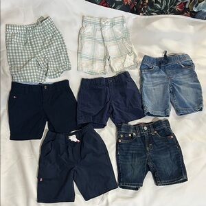 TAKE ALL! 3T boys shorts bundle lit set denim dress casual cotton levis Hilfiger